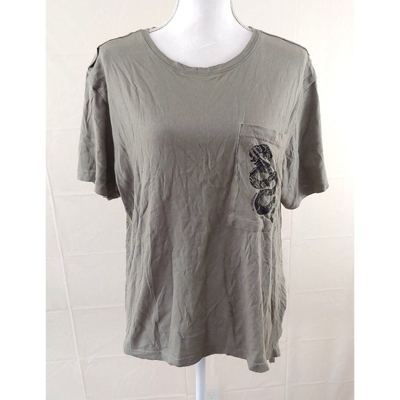 Taylor Swift Tops - Taylor Swift Concert T Shirt Medium Reputation Stadium Tour Gray Double Snake